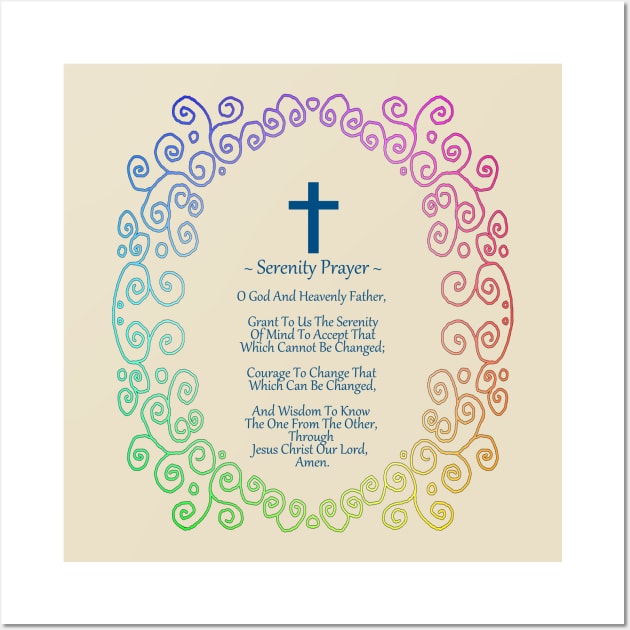 Serenity Prayer Wall Art by  EnergyProjections